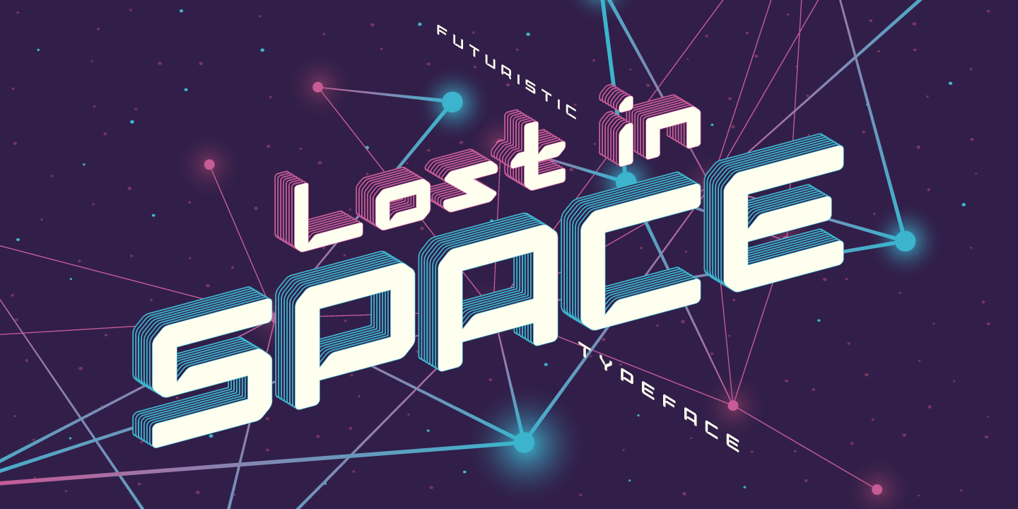 Przykładowa czcionka Lost in space #1